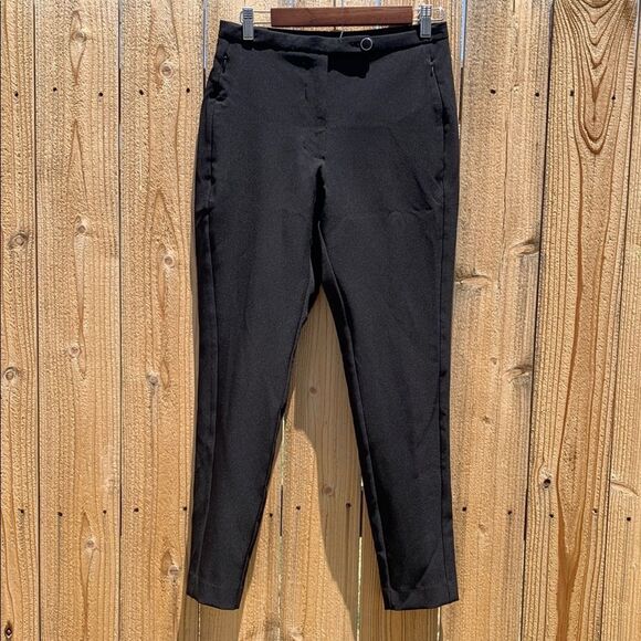 Take 50% OFF- Worthington Classic Black Slim Leg Trousers, Size-4 - Picture 2 of 9
